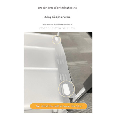 Kệ Giày Inox 5 Tầng Có Vách Ngăn Chắn Bụi, Giá Inox Để Giày Dép 4 - 5 Tầng Có Nắp Đậy, Tủ Giày Thế Hệ Mới - HÀNG CHÍNH HÃNG MINIIN