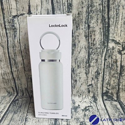 Bình Giữ Nhiệt Inox 304 Sling Ring LocknLock  Có Quai Xách LHC4321- 650ml - Hàng Chính Hãng