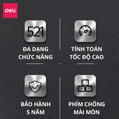 Máy Tính Học Sinh Deli - Hỗ Trợ Học Tập Thiết Bị Học Tập Mới Nhất Dành Cho Học Sinh Cấp 2 Cấp 3 Lớp 6 Đến Lớp 12 Chuyên Dụng Mang Vào Phòng Thi 