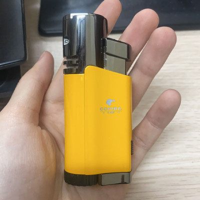Vỏ Hột Quẹt Bật Lửa khò 1 tia  COB-159 kèm đục, hiển thị mức nhiên liệu đẹp độc lạ - dùng gas cao cấp