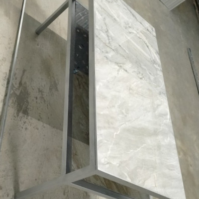 Bàn sofa mặt đá kèm hộc Tundo 60 x 120 x 55 cm