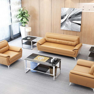 Bộ sofa văn phòng cao cấp Juno Sofa kèm ghế đơn HVPCT-02