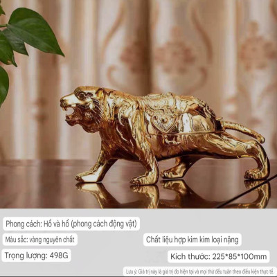 Gạt Tàn hình con Hổ Phong Thuỷ Gạt Tàn Cọp Tài Lộc trang trí