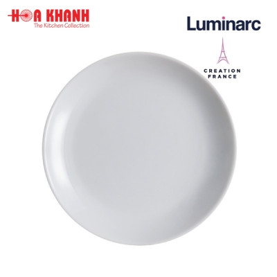 Đĩa Thủy Tinh Luminarc Diwali Granit 25cm đựng thức ăn, cường lực, kháng vỡ - Bộ 3 đĩa - P0870
