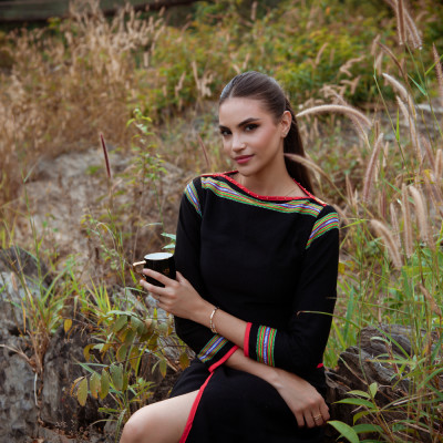 Ly sứ G7 Gold (ly và dĩa) - Trung Nguyên Legend