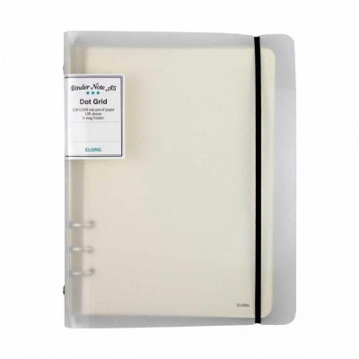 Sổ Klong Caro/Dot Grid Kẹp còng A5 - 100 tờ Giấy siêu dày; Klong MS: 994