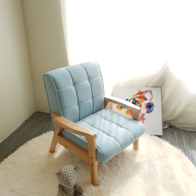 Ghế ngồi đơn trẻ em Juno sofa vải bố nhiều màu 