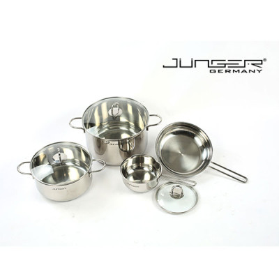 BỘ NỒI INOX 7 CHI TIẾT JUNGER JC200 - Hàng chính hãng