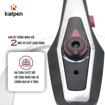 Nồi áp suất Inox 304 Kalpen P2 dung tích 6L chuẩn Đức - Hàng chính hãng