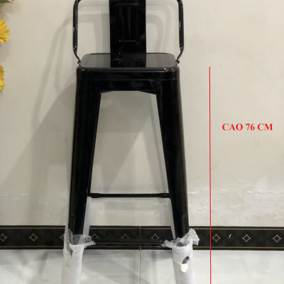 Ghế bar, ghế quầy bar sắt sơn kiểu hiện đại VIMOS
