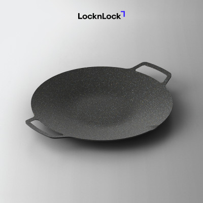 Chảo Nướng Tròn Chống Dính LocknLock CAG3337 33cm, Hàng Chính hãng, Dùng Được Bếp Từ - JoyMall