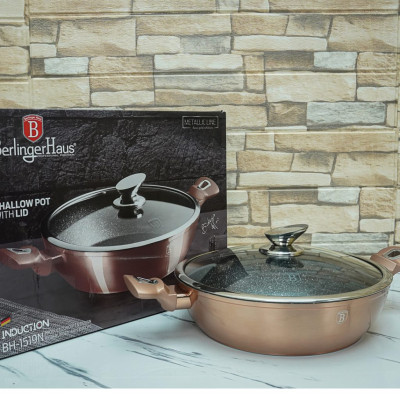 Nồi chảo có nắp 2 quai cầm Berlinger Haus BH/1519N 28cm Hàng chính hãng