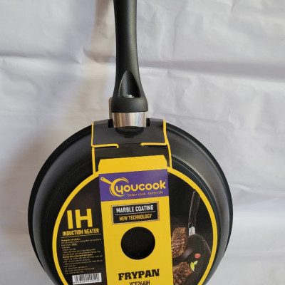 Chảo Nhôm Chống Dính Vân Đá Đáy Từ 26cm