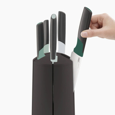 Bộ dao 5 món kèm giá đỡ Joseph Joseph Elevate 10541 – Sage