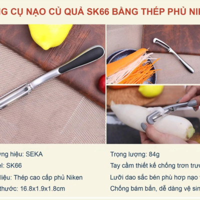 Combo 3 Dụng Cụ Nạo Bào Rau Củ Quả Seka SK66 SK67 SK68 - Hàng Chính Hãng