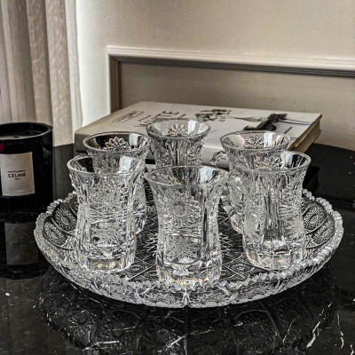 BỘ CỐC PHA LÊ TÁCH TRÀ 6 MÓN BOHEMIA 120ML Hàng chính hãng