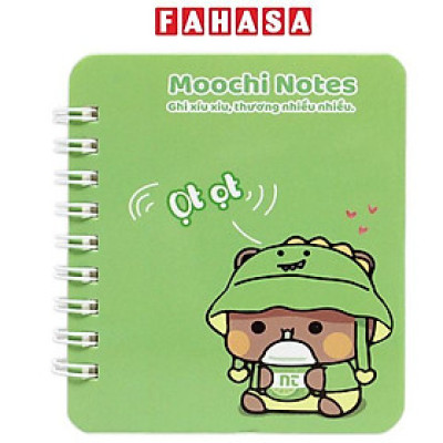 Sổ Lò Xo Moochi Notes A7 - Kẻ Ngang - 160 Trang 300gsm - The Sun 04