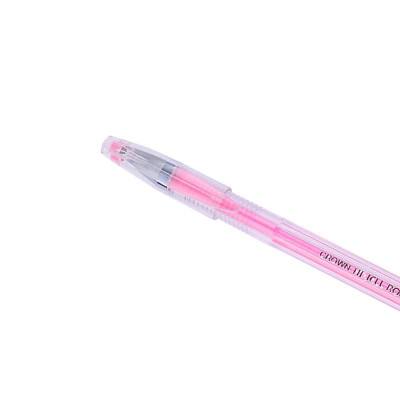 Bút Dạ Quang Crown HIR-500P - Mực Hồng