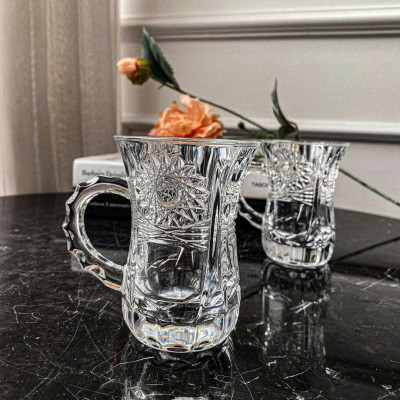 BỘ CỐC PHA LÊ TÁCH TRÀ 6 MÓN BOHEMIA 120ML Hàng chính hãng