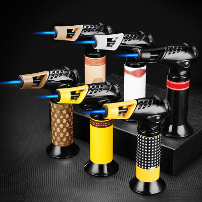 Vỏ Hột Quẹt Bật Lửa Gas Khò Để Bàn 1 Tia Cực Mạnh  H193 Nút Bấm Tiện Lợi - Nhiều Màu(KHÔNG CHỨA GAS/XĂNG)