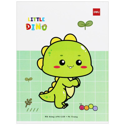 Tập Học Sinh - 4 Ô Ly Vuông - 96 Trang 80gsm - Deli CNA96-LID (Mẫu Bìa Giao Ngẫu Nhiên)