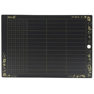 Bảng Phấn Học Sinh A4 - Kẻ Ô - Thiên Long B-014 - Màu Đen