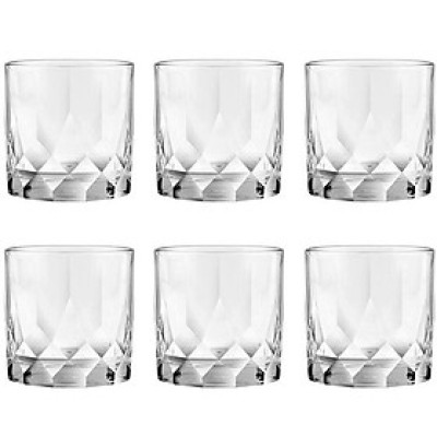 Bộ 6 ly thủy tinh Ocean Connexion Double Rock 350ml