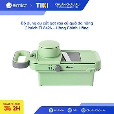 Bộ dụng cụ cắt gọt rau củ quả đa năng Elmich EL8426 - Hàng Chính Hãng
