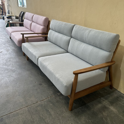 Sofa khung gỗ nệm rời Juno Sofa cho chung cư, căn hộ, phòng trọ giá rẻ hiện đại 