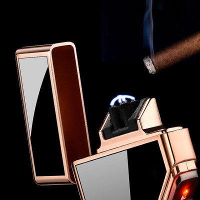 Vỏ Hột Quẹt Bật Lửa Hồng Ngoại Cảm Ứng Sạc Điện USB 875 Màu Đen Thiết Kế Đẹp Độc Lạ Cao Cấp - Nhiều màu