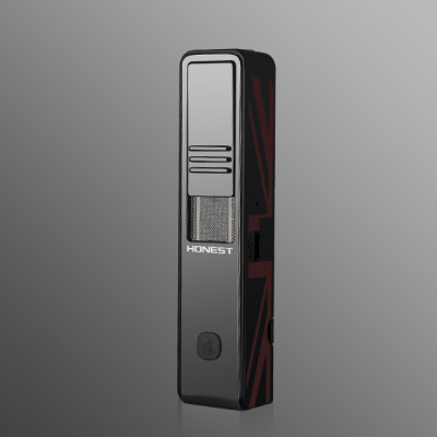 Vỏ Hột Quẹt Bật Lửa Sạc Điện Kiêm Đèn Pin Honest BCZ473 đẹp độc lạ - dùng gas cao cấp ( giao màu ngẫu nhiên )
