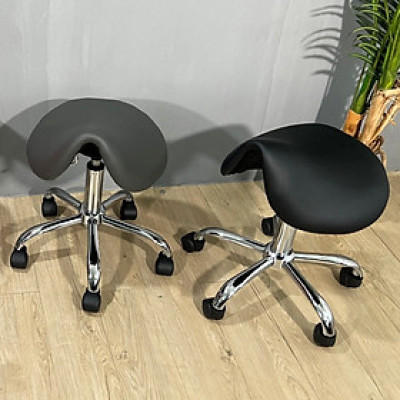 Ghế kỹ thuật viên nệm bọc da pvc CB2295-2P Nội thất Capta Ghế kỹ thuật viên spa nệm yên xe da pvc nâng hạ tại hcm