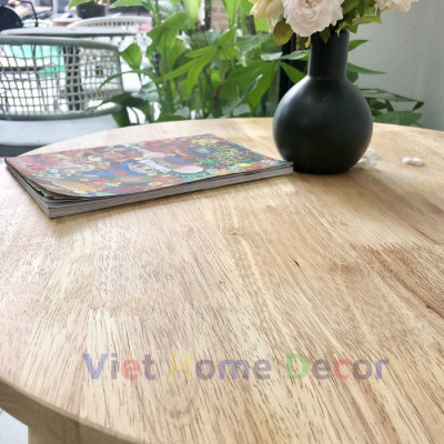 Bàn Sofa, Coffee Table, Bàn Trà Gỗ Cao Su Tự Nhiên Cao Cấp 9193 - Thương hiệu Viet Home Decor