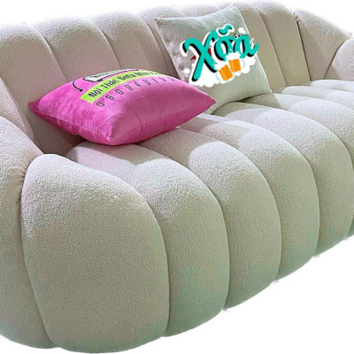 Sofa Đám Mây Tundo nệm lò xo túi 2m êm ái vải lông cừu cao cấp