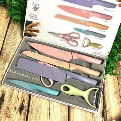 Bộ Dao Kéo Nhựa Lúa Mạch Chống Dính C.Lượng. Chuyên phục vụ Sp Gia dụng, Khuôn làm bánh, Dụng cụ học Sinh, Nhà hàng, Quá