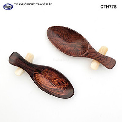 Muỗng xúc trà gỗ trắc siêu sạch (HAHANCO) Hữu dụng cho bạn mỗi khi thưởng trà - CTH778