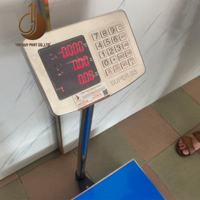 Cân Điện Tử Tính Tiền JPS - Mặt Bàn Cân 500x600MM - Đầu Chống Nước