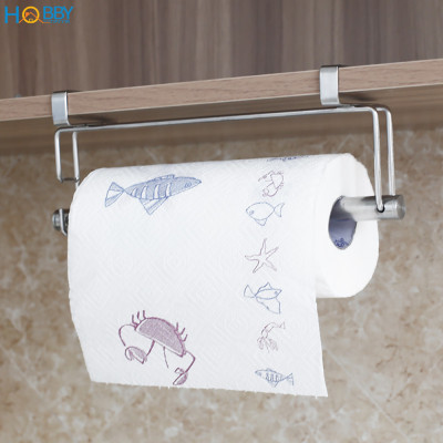 Móc treo cuộn giấy dài lâu bếp gắn tủ inox 304 Hobby home decor MGC