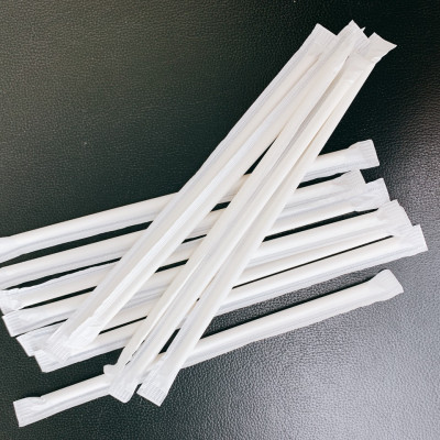 Ống hút giấy cao cấp Clean Paper Straw _ thùng 2500 ống có bọc giấy kích thước 6mm x 197mm dùng uống cà phê nước ép... ( take away)