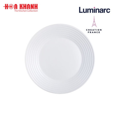 Đĩa Thủy Tinh Luminarc Diwali Harena 25cm cường lực, chịu nhiệt  đựng thức ăn - Bộ 3 đĩa - L1839