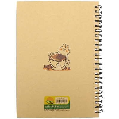 Sổ Teen Lò Xo Bunny Coffee - The Sun