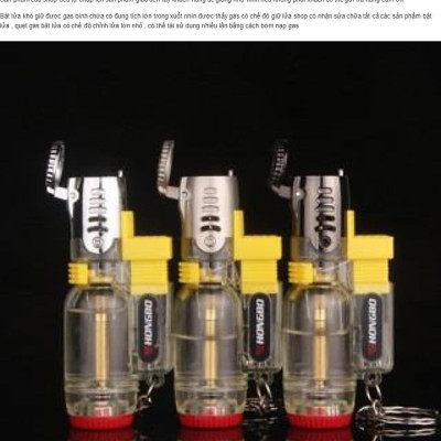 Vỏ Hột Quẹt Bật Lửa khò có móc treo chìa khóa , hộp quẹt khò đỏ