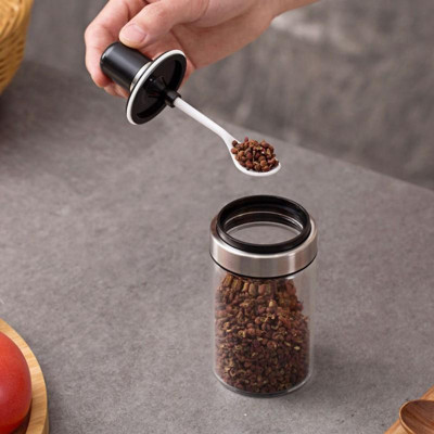 Hũ Đựng Gia Vị Lọ Đựng Gia Vị Kèm Thìa Tiện Lợi Hộp Kèm Thìa Tiện Lợi - Hàng Loại 1 - Chính Hãng MINIIN