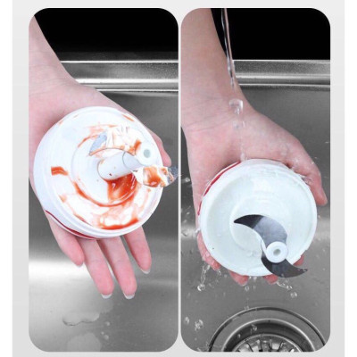 Dụng cụ cắt tỏi, máy băm tỏi rau củ thức ăn nhỏ gọn dễ sử dụng