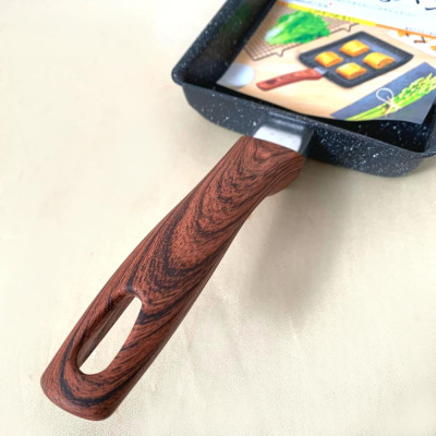 Tặng cặp nhấc nồi silicon- Bộ nồi chảo Seoulcook 2 món đáy từ S4, nồi 20cm + chảo vuông 15x20cm đáy từ/ Induction Hàn Quốc, dùng được tất cả các loại bếp