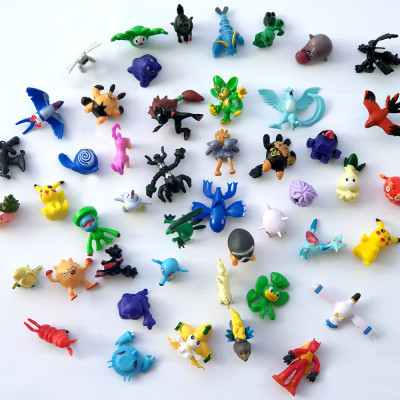 Bộ sưu tập mô hình đồ chơi Pokemon 48 chi tiết không trùng anime chibi vui nhộn, dễ thương cho bé nhập vai, trang trí - Hàng chính hãng