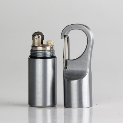 Vỏ Hột Quẹt Bật Lửa Xăng Đá kiêm móc khóa Dolphin HY665 đẹp độc lạ - dùng xăng bấc đá cao cấp