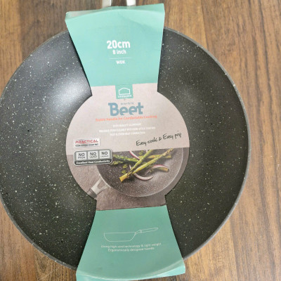 Chảo Chống Dính Beet Sâu Lòng 20cm LocknLock LED4205 Dùng Bếp Gas, Điện, Hồng Ngoại - Hàng Chính Hãng