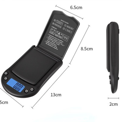 CÂN ĐIỆN TỬ TIỂU LY POCKET 200G/ 0.01G, CÓ ĐƠN VỊ CÂN VÀNG