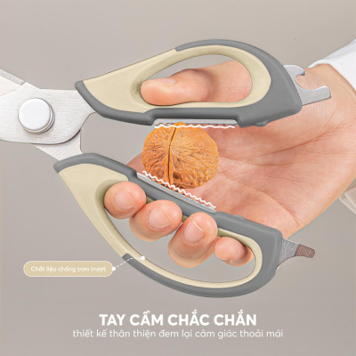 Bộ dao kéo 05 món Elmich diamond EL8404, Hàng chính hãng, thiết kế đa dụng, chuôi dao chắc chắn - JoyMall